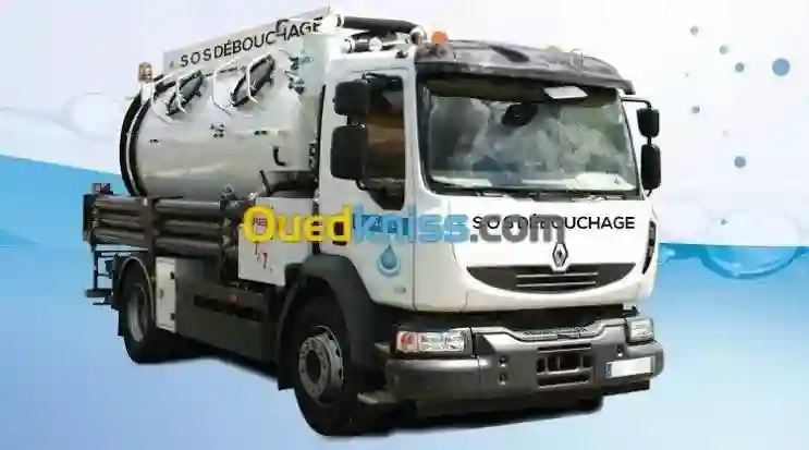 Camion Débouchage Canalisation Vidange Service Nettoyage0