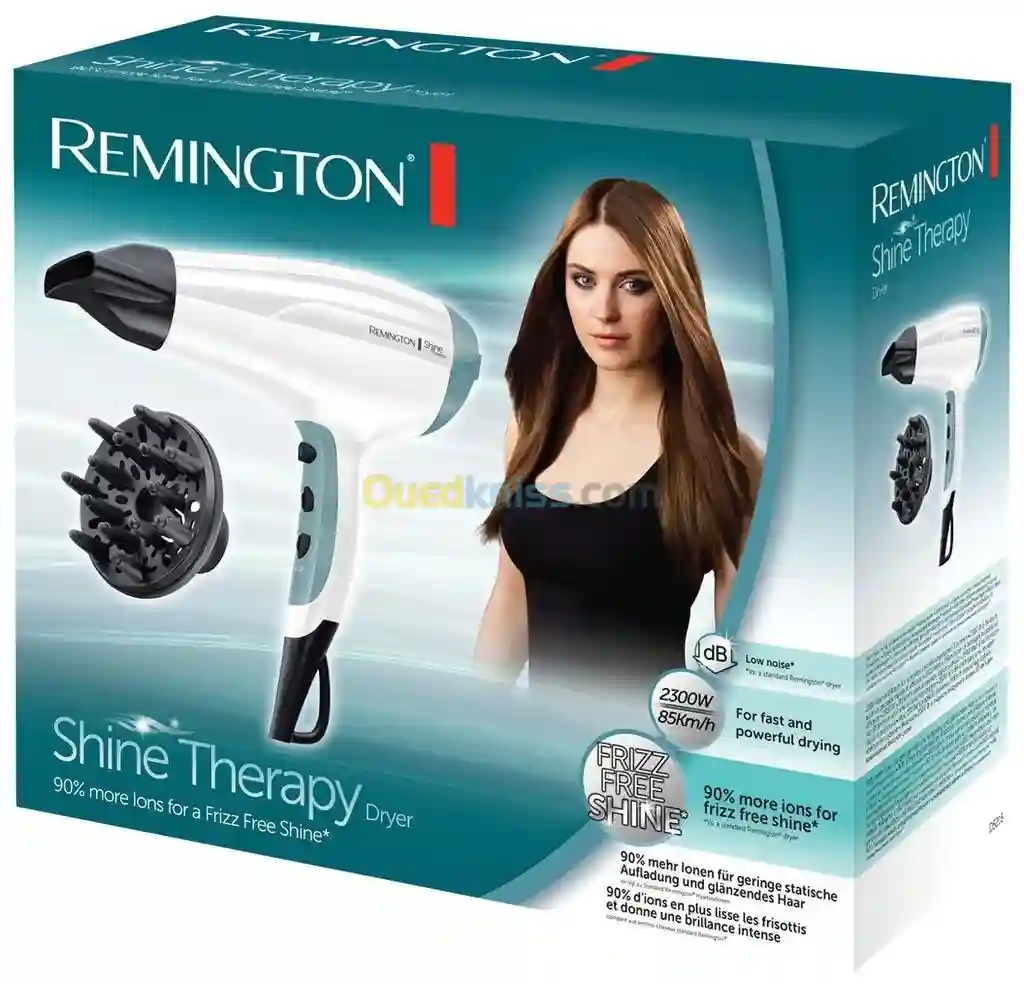 Sèche-cheveux Remington Ionique 2300w-blanc- D5216 - Vue 2