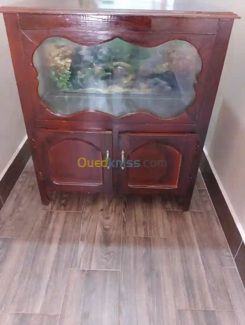 Aquarium Bois Rouge Classique - Vue 2
