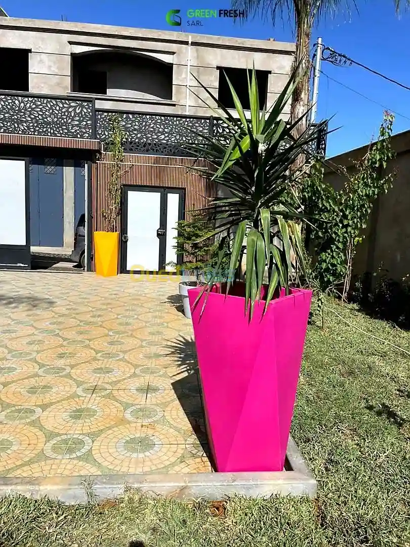 Pots De Fleurs Design Green Fresh - Vue 1