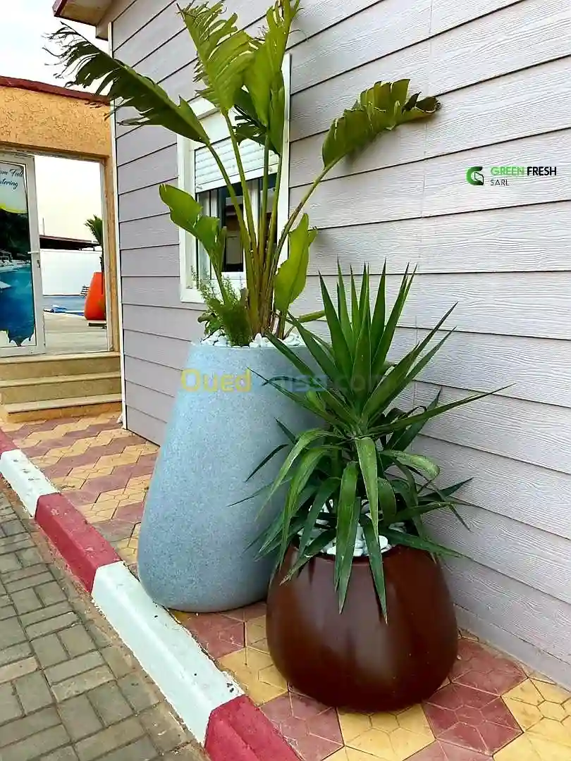 Pots De Fleurs Design Green Fresh - Vue 3