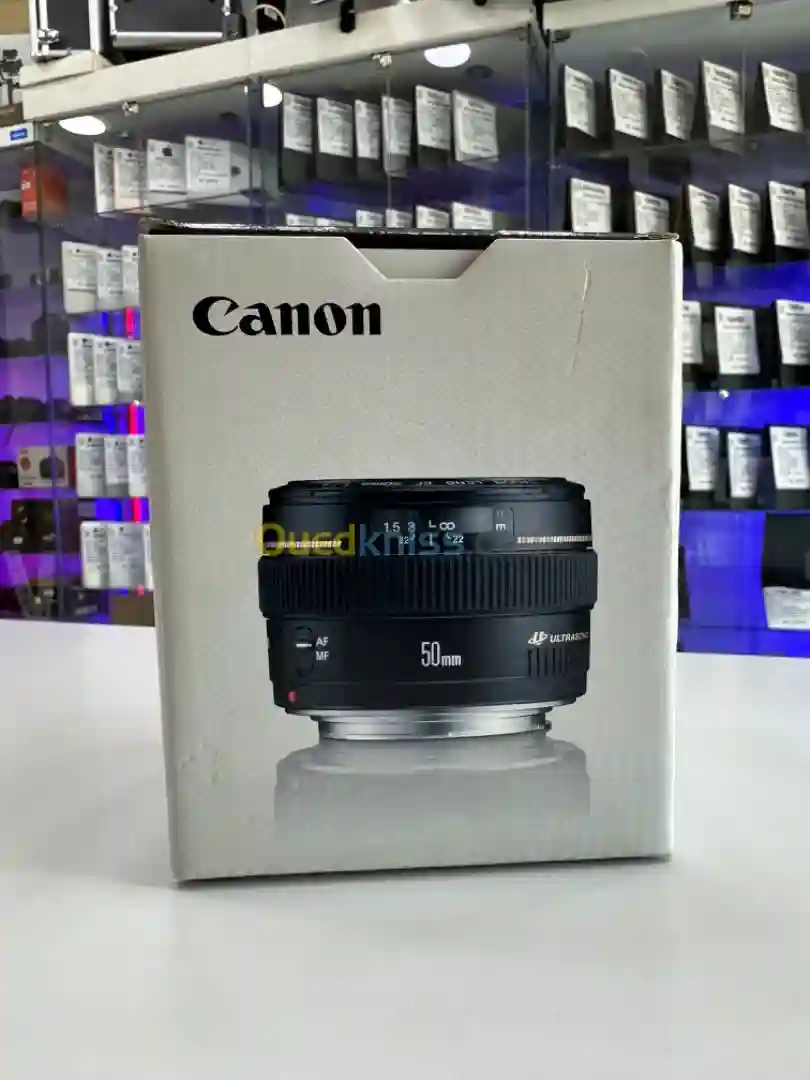 Objectif Camera Canon 50mm F14 USM - Vue 3