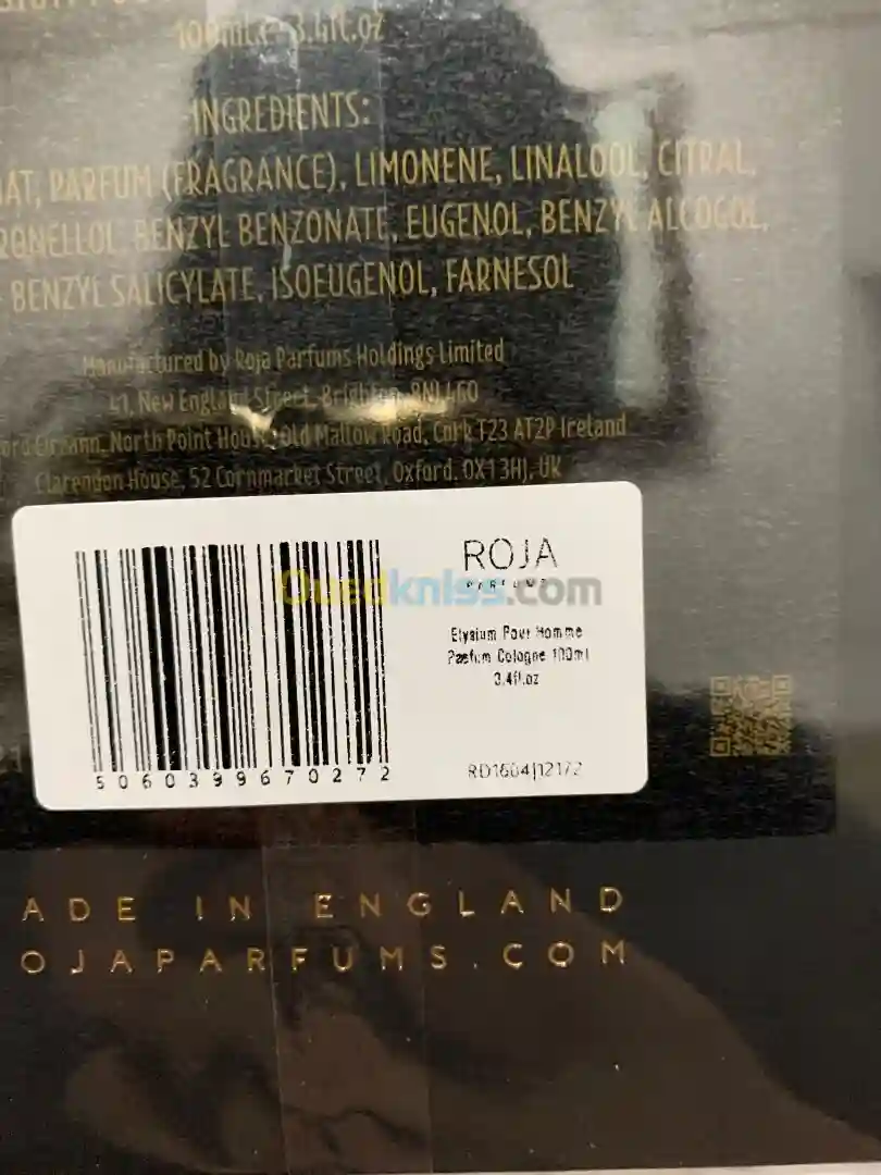Roja Elysium Parfum Cologne 100 Ml - Vue 4