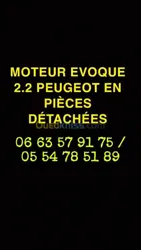 Moteur Evoque 22 Peugeot En Pièces Détachées