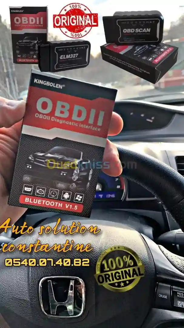 Scanner Auto ELM 327 Obd2 Bluetooth - Vue 4
