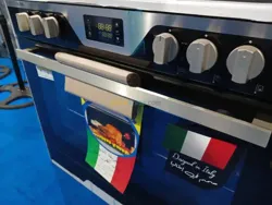 Cuisinière Geant 5 Feux Inox Ventilateur