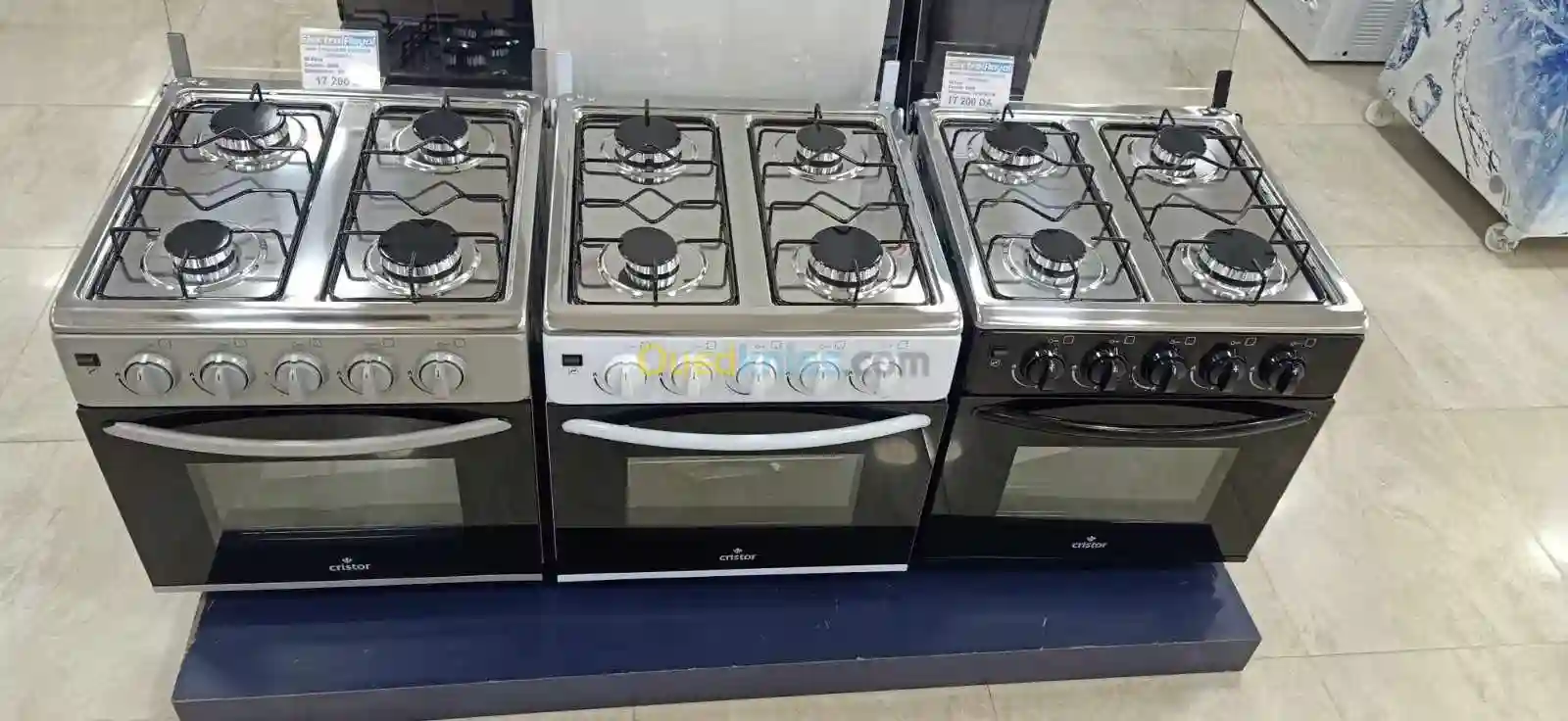 Mini Cuisinière La Marque Cristor Blanc Noir Gris - Vue 1