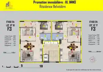 Vente Appartement F3 Blida Guerrouaou - Vue 4