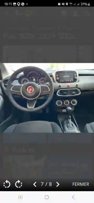 Fiat 500x 2024 Cult - Vue 9