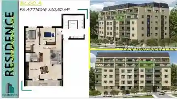 Vente Appartement F3 Alger Dely Brahim - Vue 2